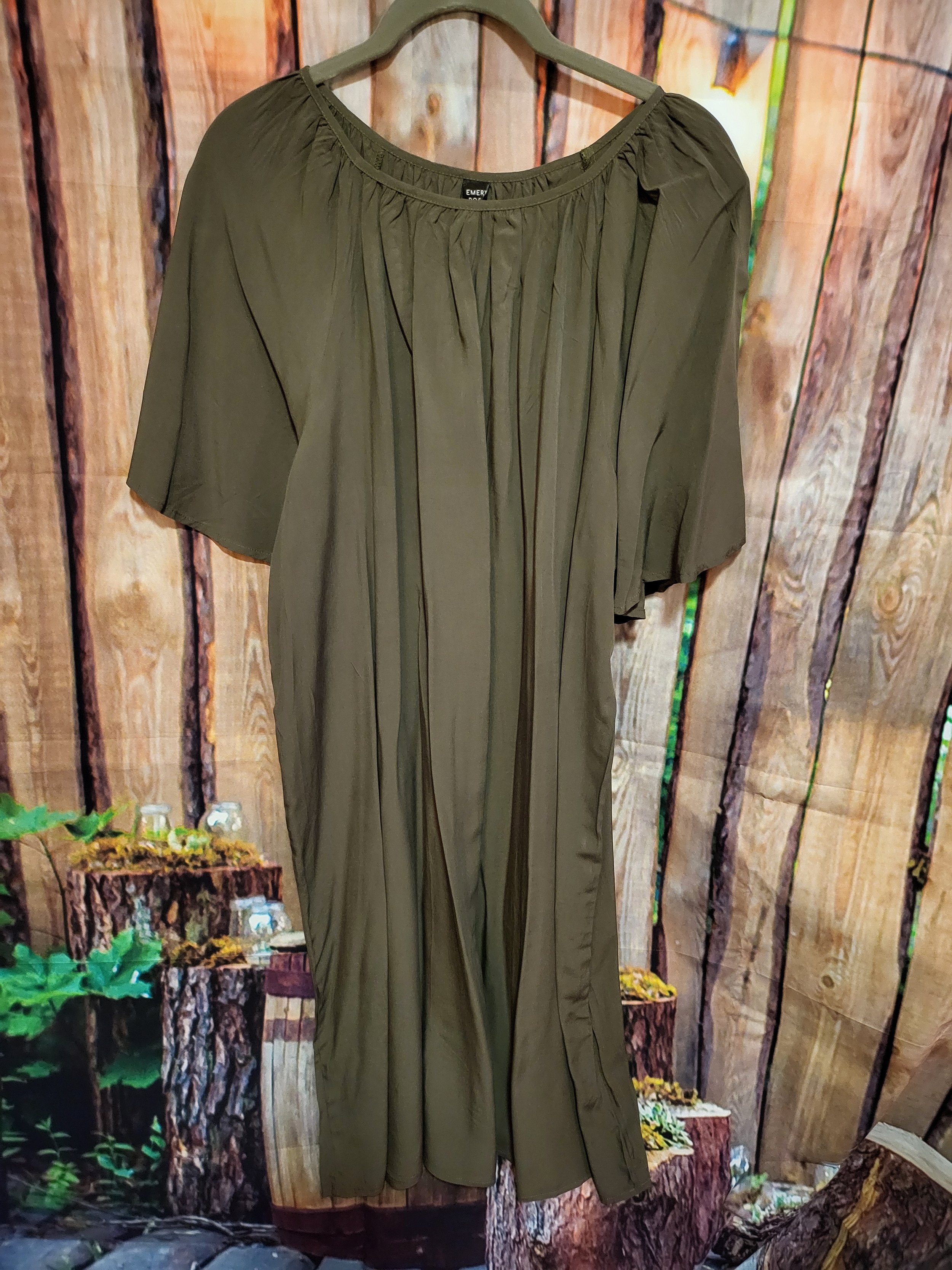 Womens Pleated Dress- 2XL