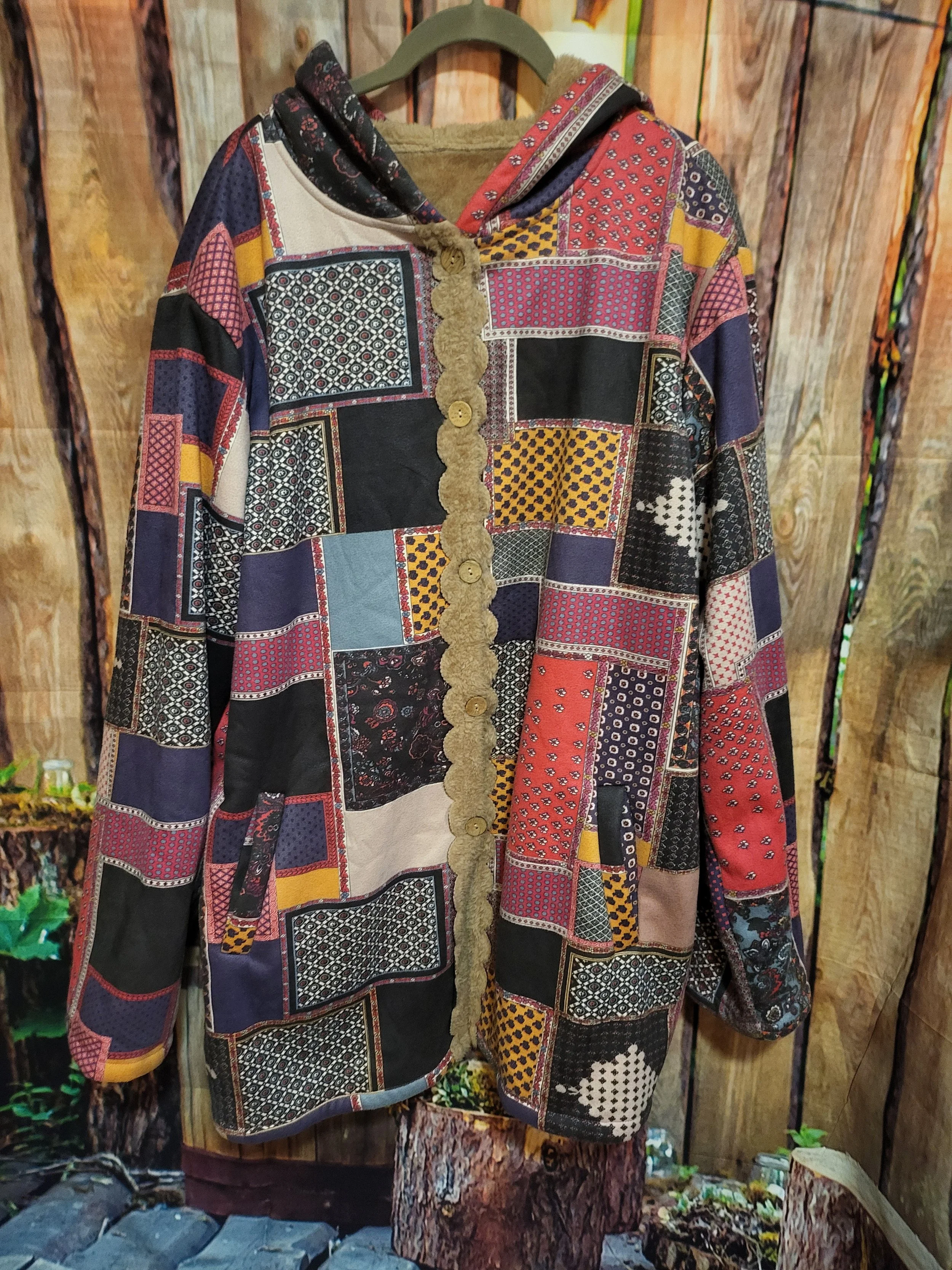 Womens Multi Colored Jacket- 3XL