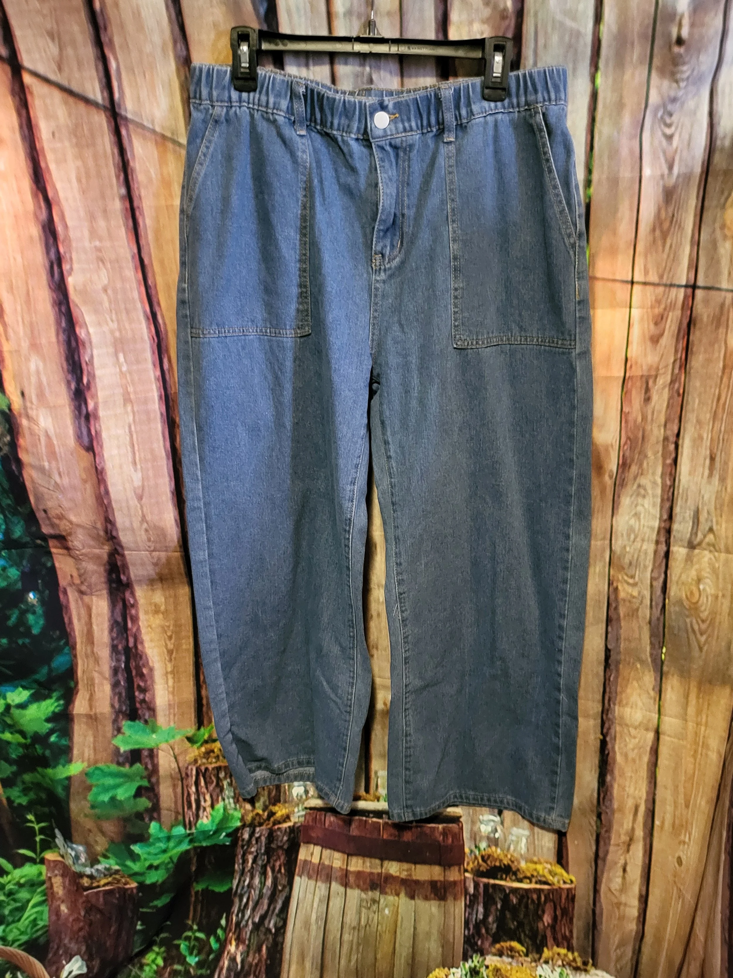 Womens Wide Leg Jeans- 2XL