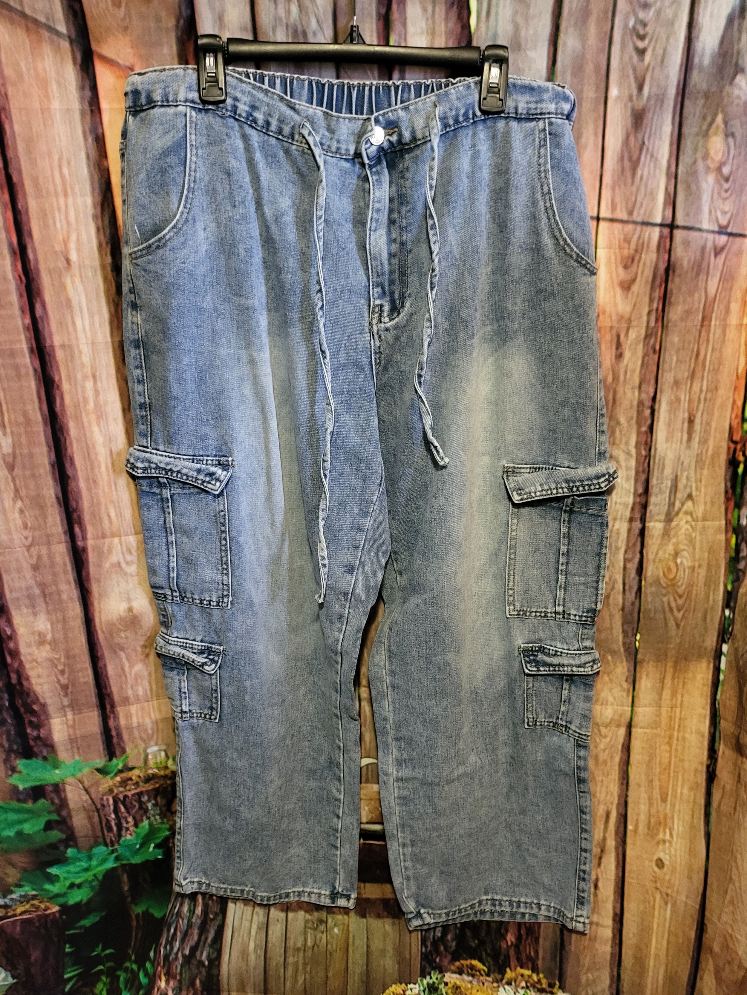 Womens Wide Leg Jeans- 2XL