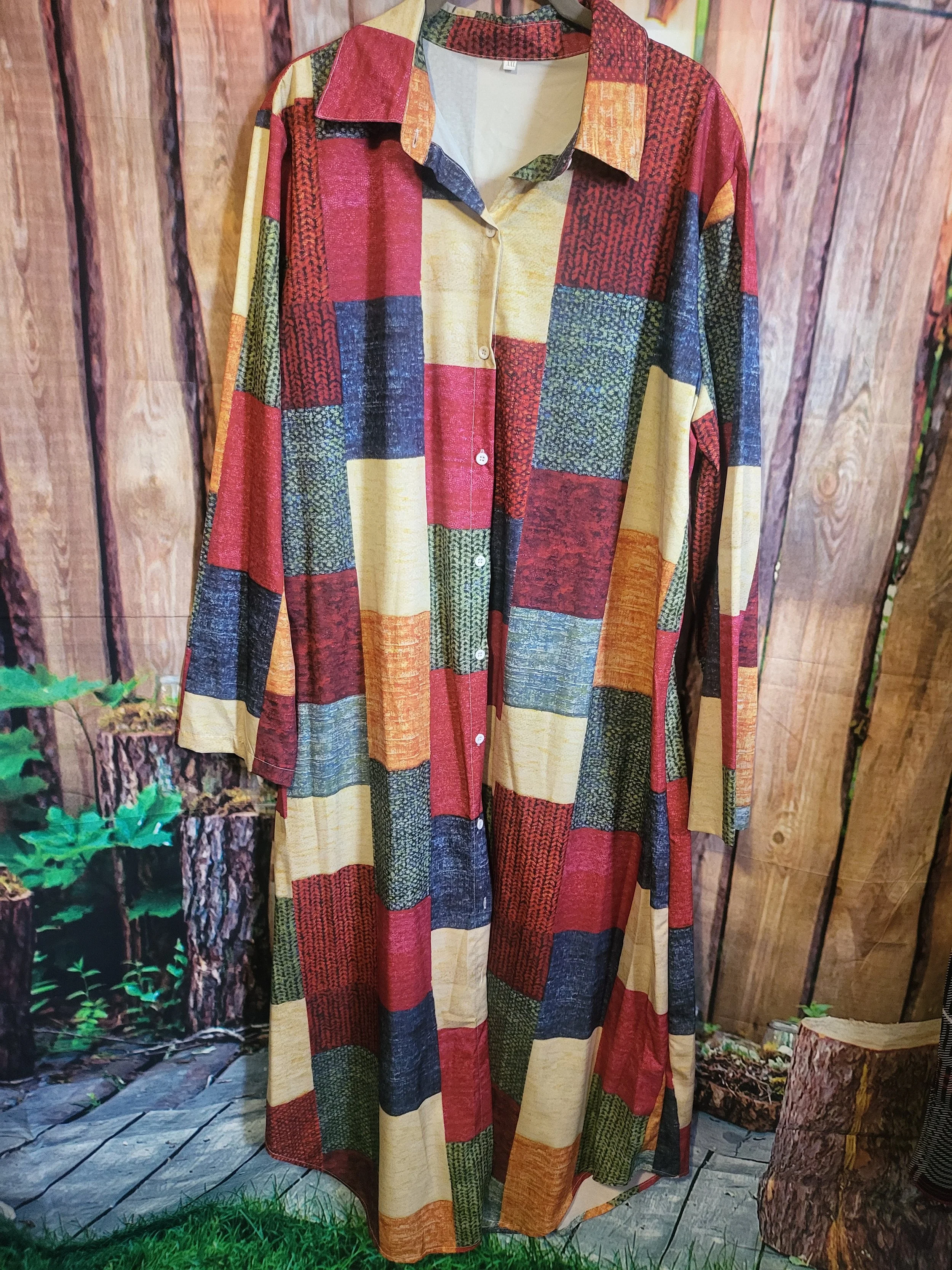 Brand New Womens Shirt Dress- XXL