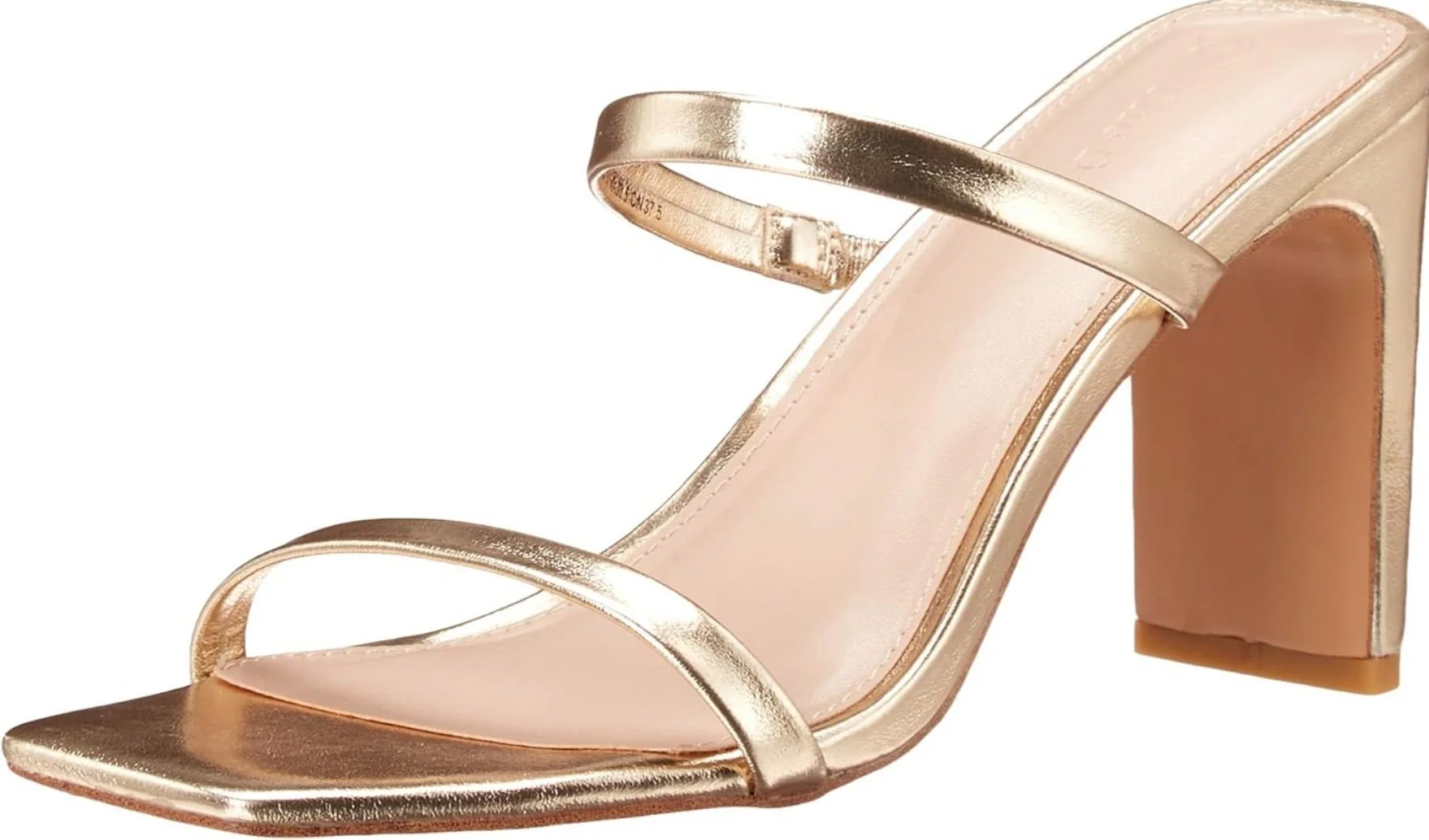 Brand New Womens Gold Heeled Sandals- Size 10