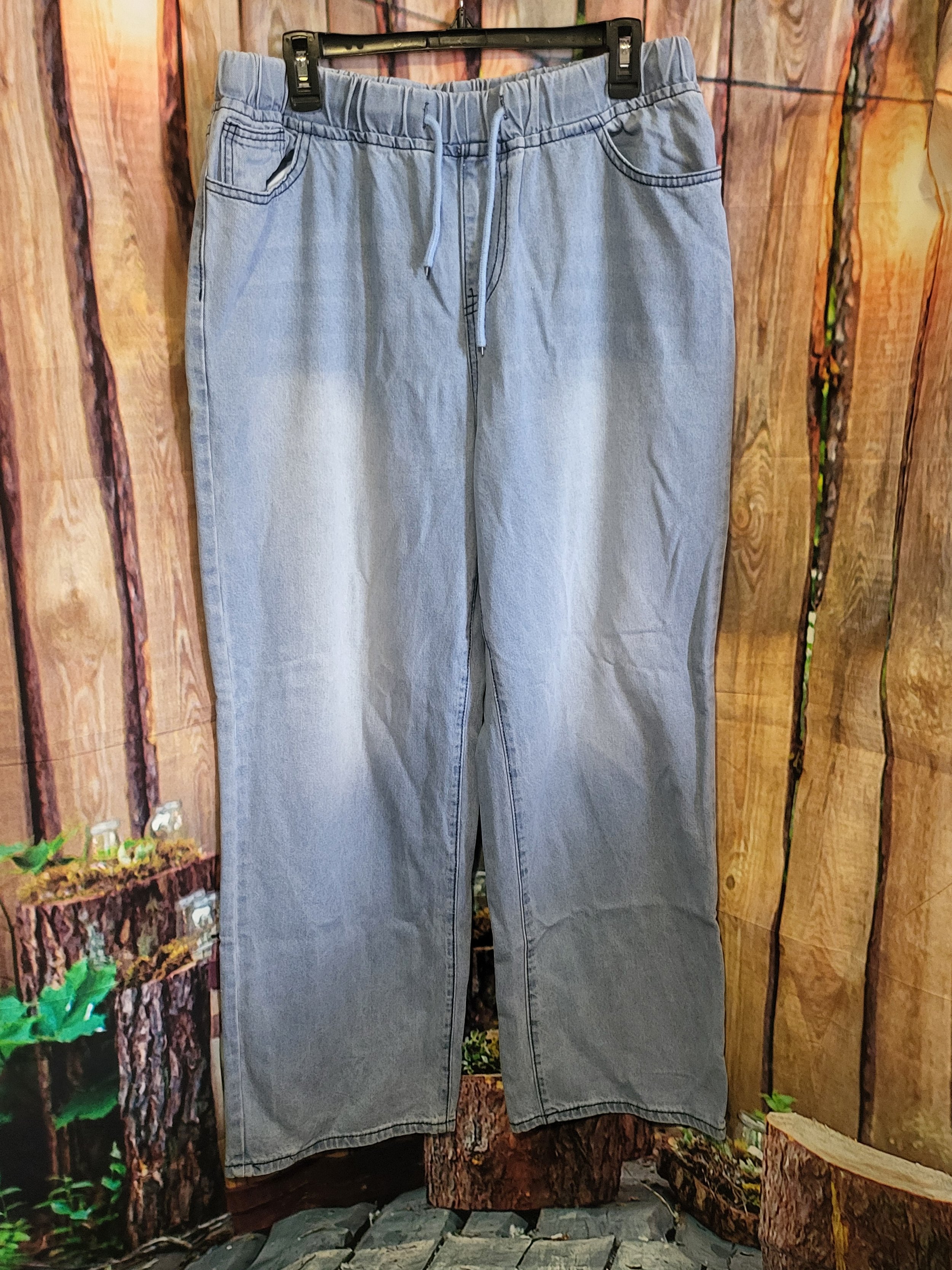 Womens Wide Leg Jeans- XXL