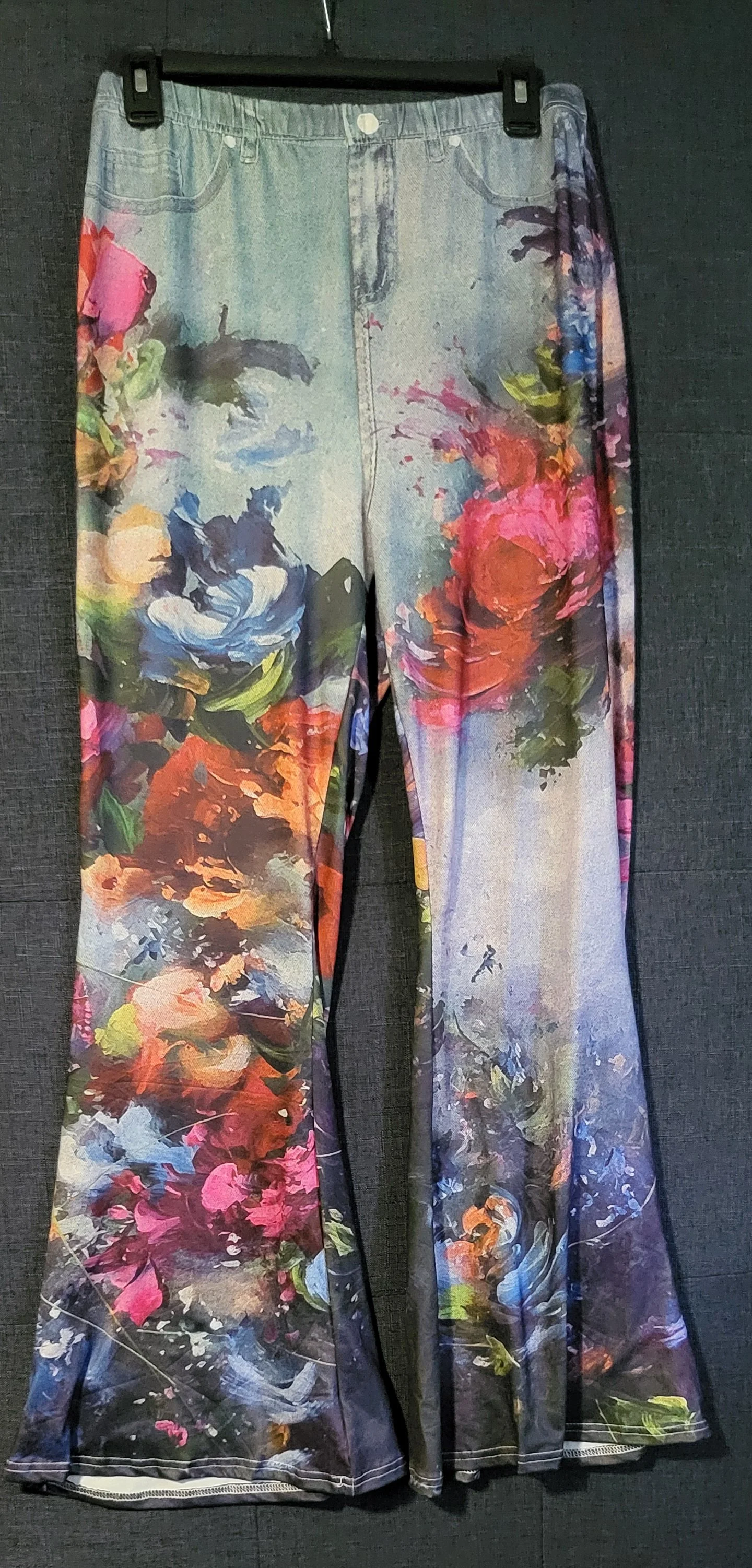 Brand New Womens Flare Leg Pants- XL