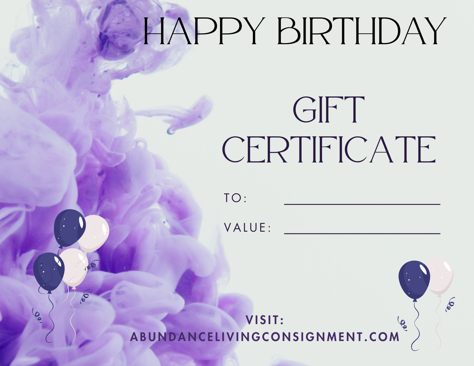 Happy Birthday Gift Card