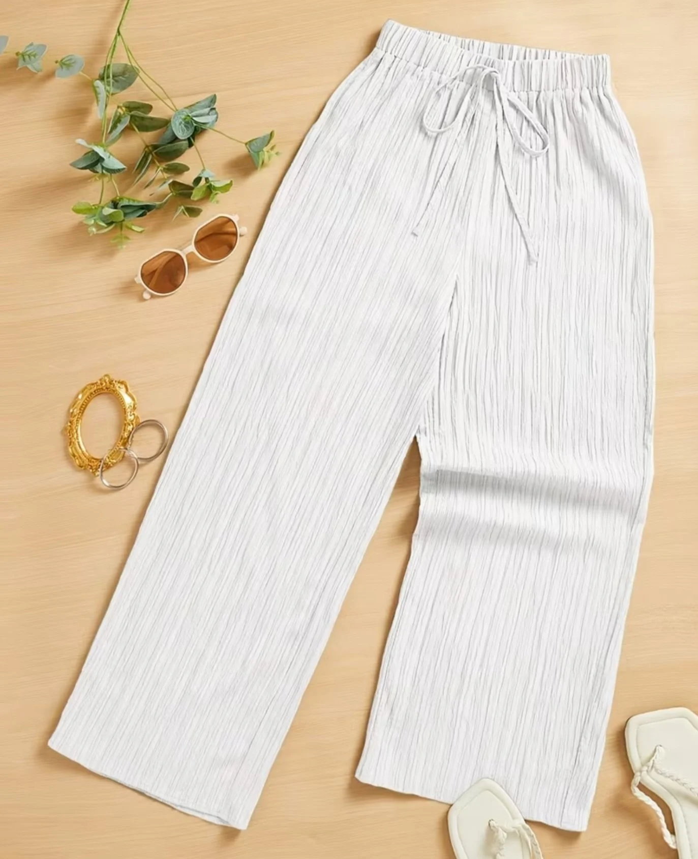Brand New Womens Drawstring Casual Pants- Large