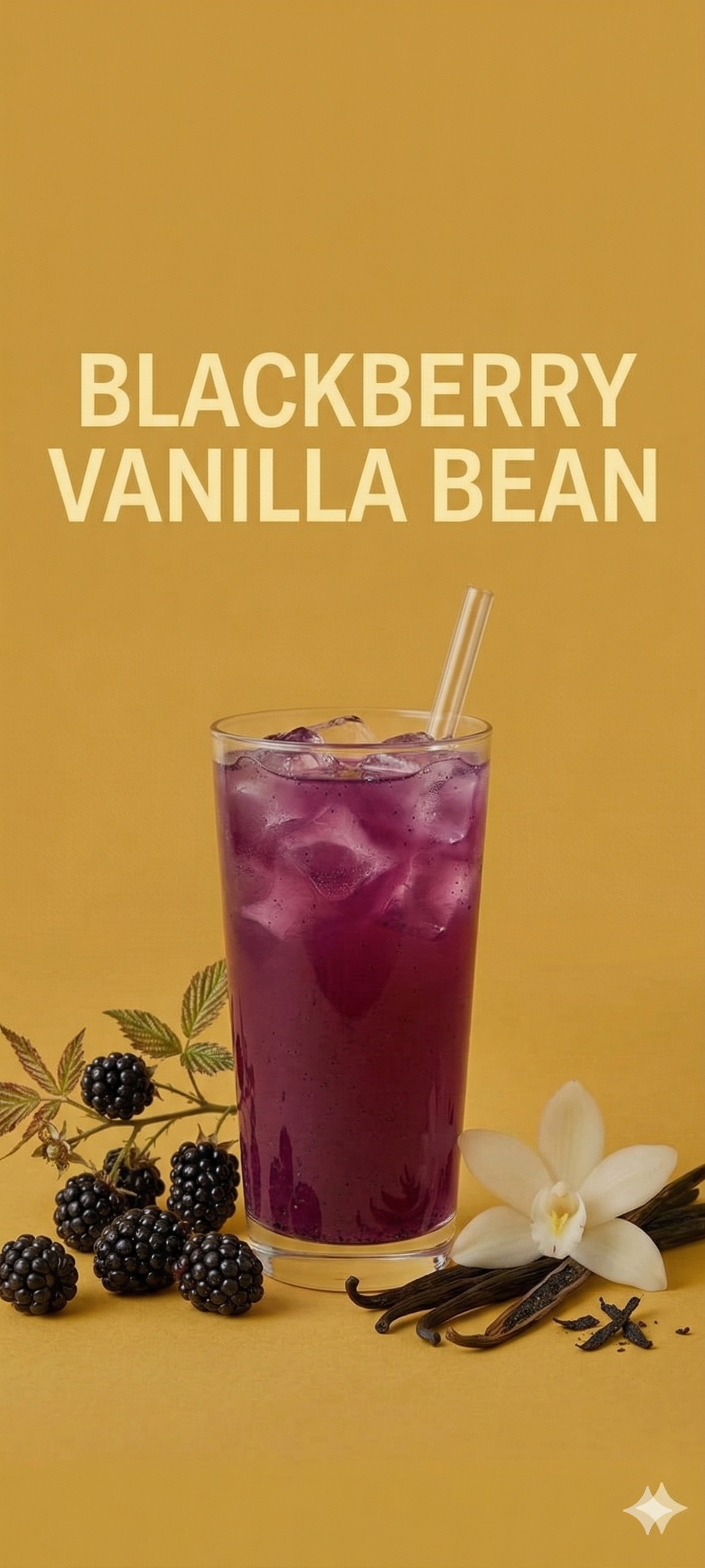 Blackberry Vanilla Cocktail Base