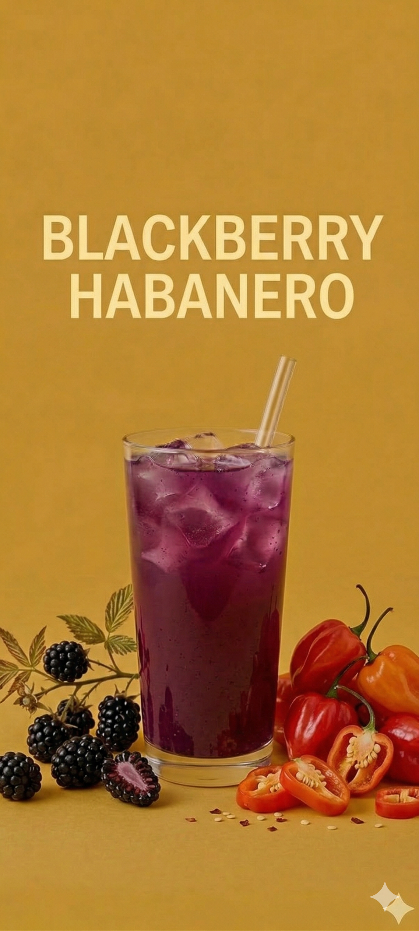 Blackberry Habanero Cocktail Base