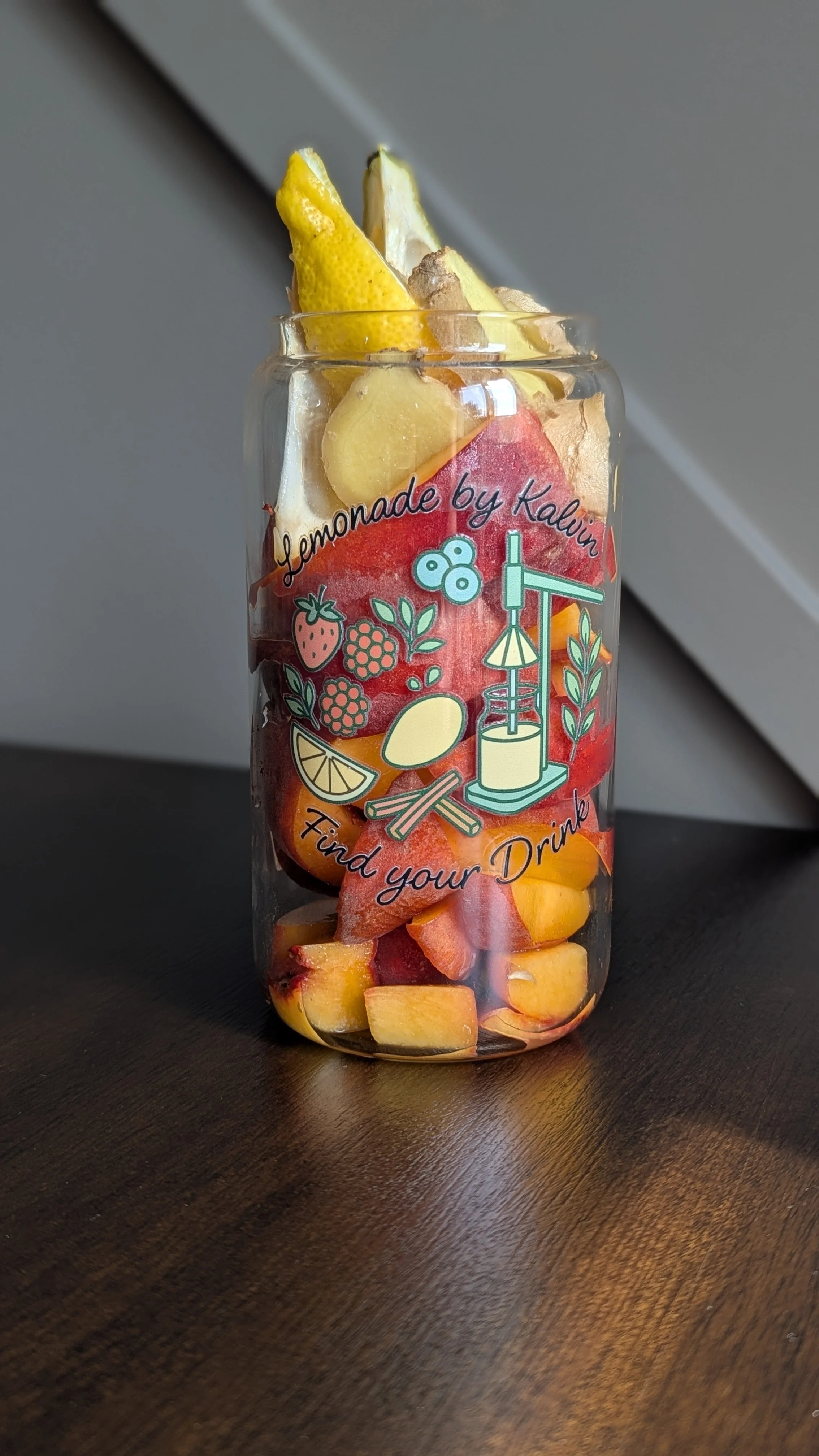 Peach Ginger Lemonade