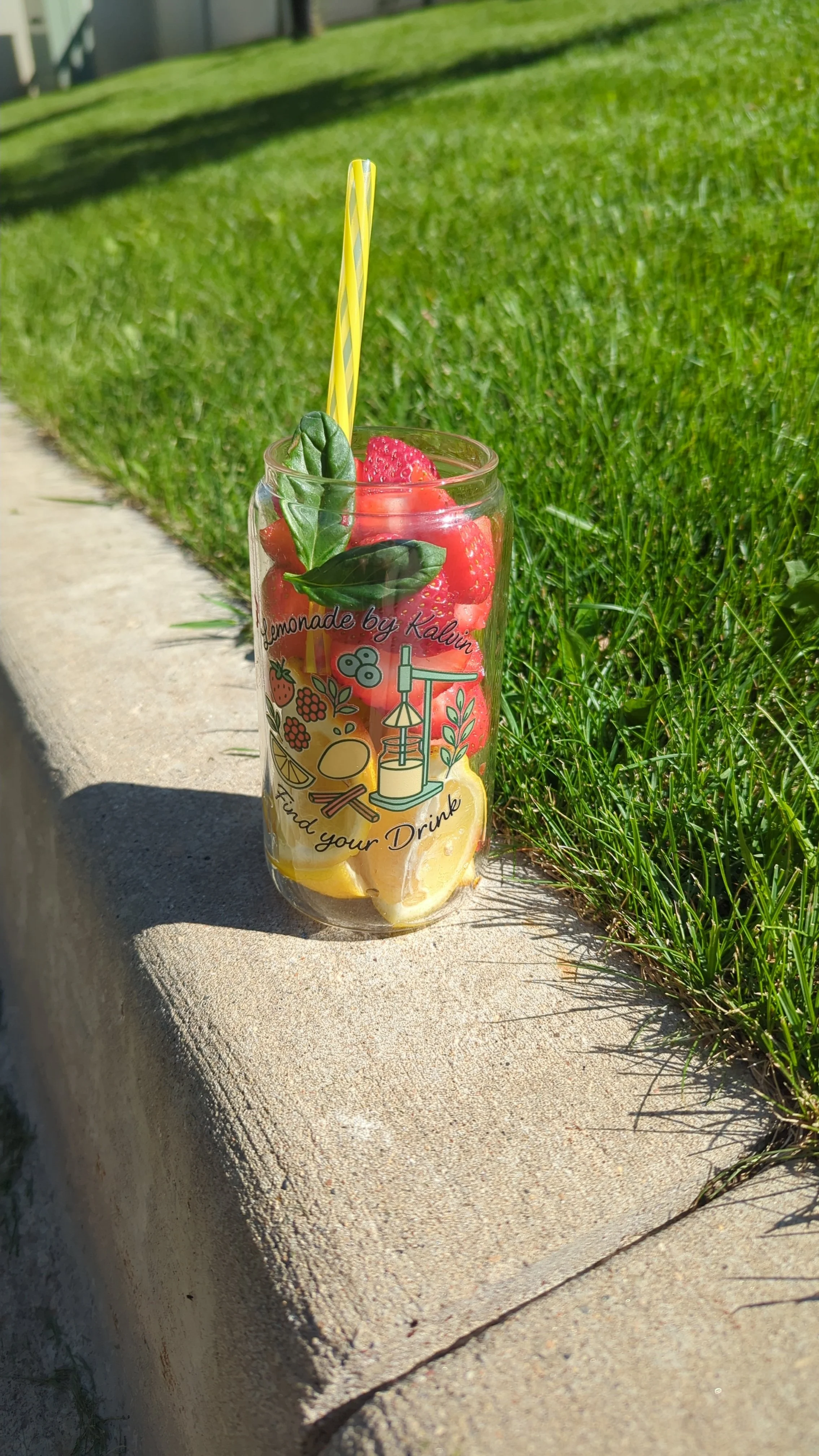 Strawberry Basil Lemonade