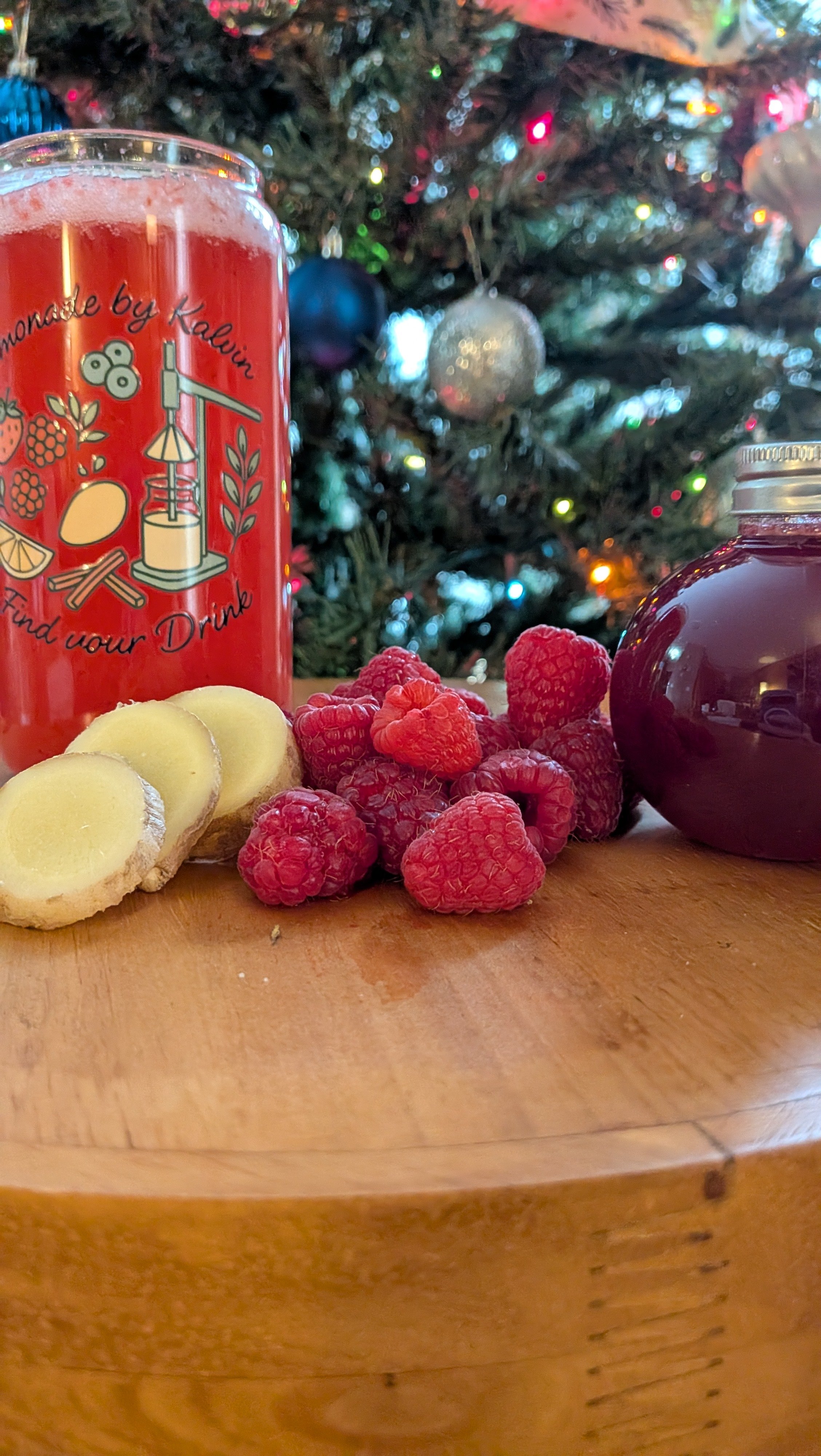 Raspberry Ginger Cocktail Base