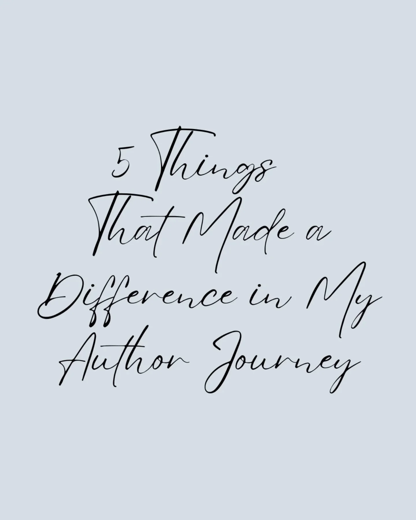 I've been obsessed with stories for as long as I can remember, but it's only been in the past several years that I started taking my dream of becoming an author seriously. I've always loved seeing what helped other authors in their own journeys, so I