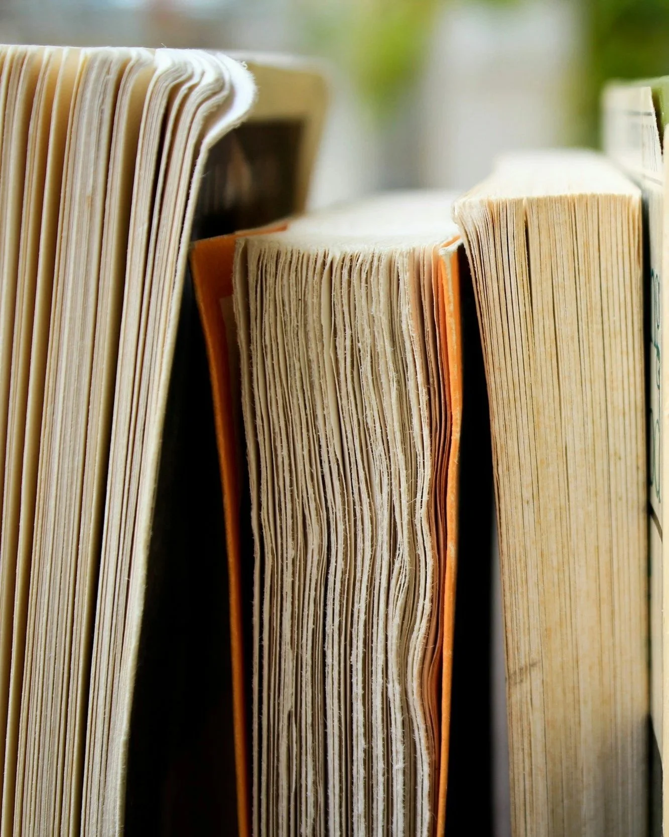 Several books on shelf. Recommended reading list of books and websites on autism, sensory processing, anxiety, OCD, ADHD.