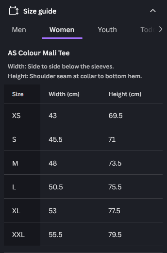 CANVA TEE WOMENS SIZES (AS COLOUR).png