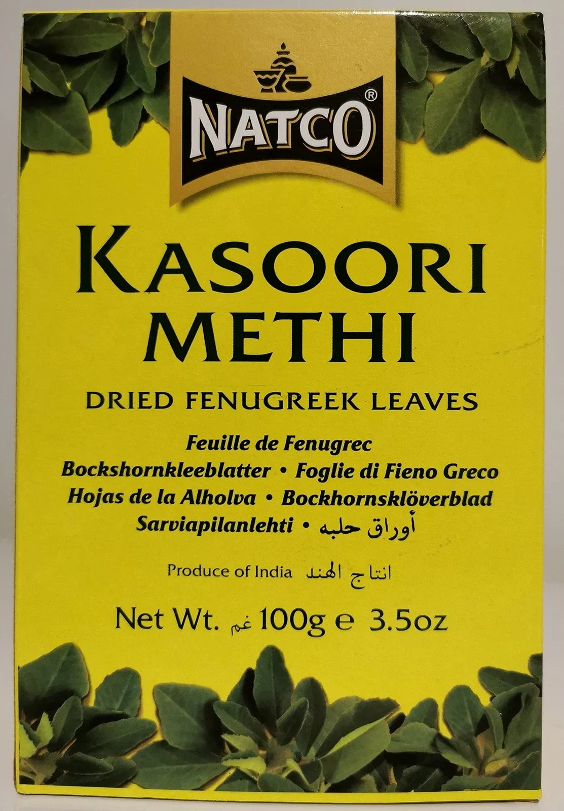 Natco Kasoori Methi 100g – Dried Fenugreek Leaves