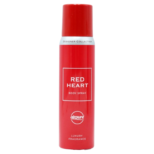 AIRPURE DESIGNER BODY SPRAY LADIES-RED HEART