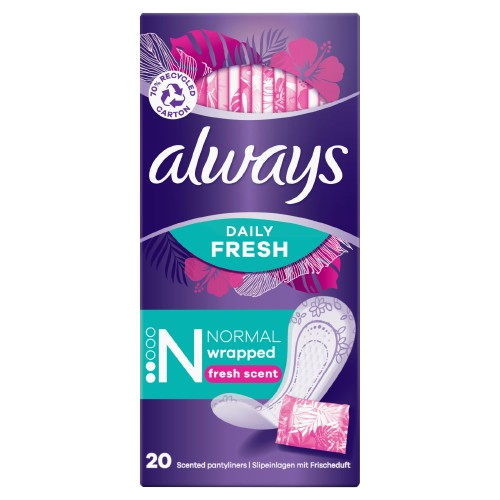 ALWAYS DAILY LINERS FRESH SCENT NORMAL