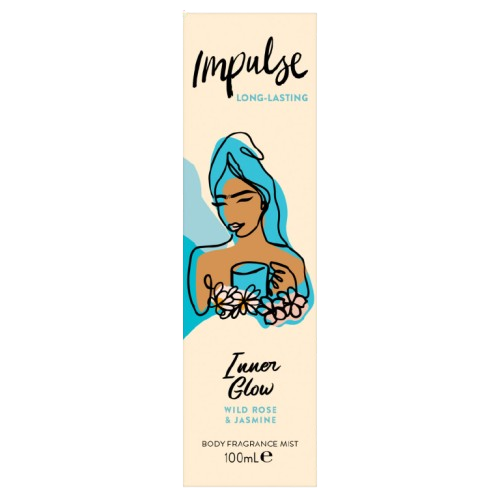 IMPULSE BODY MIST INNER GLOW - WILD ROSE & JAMINE