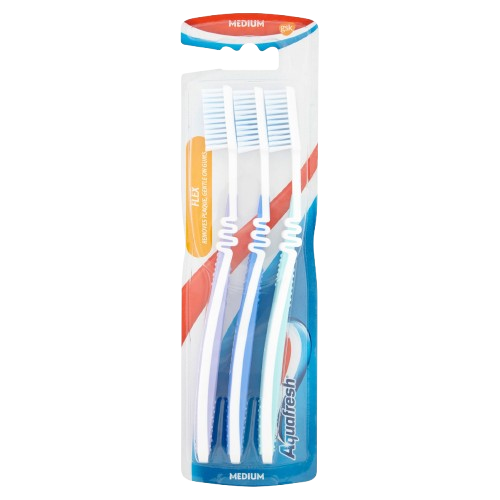 AQUAFRESH TOOTHBRUSH FLEX MEDIUM