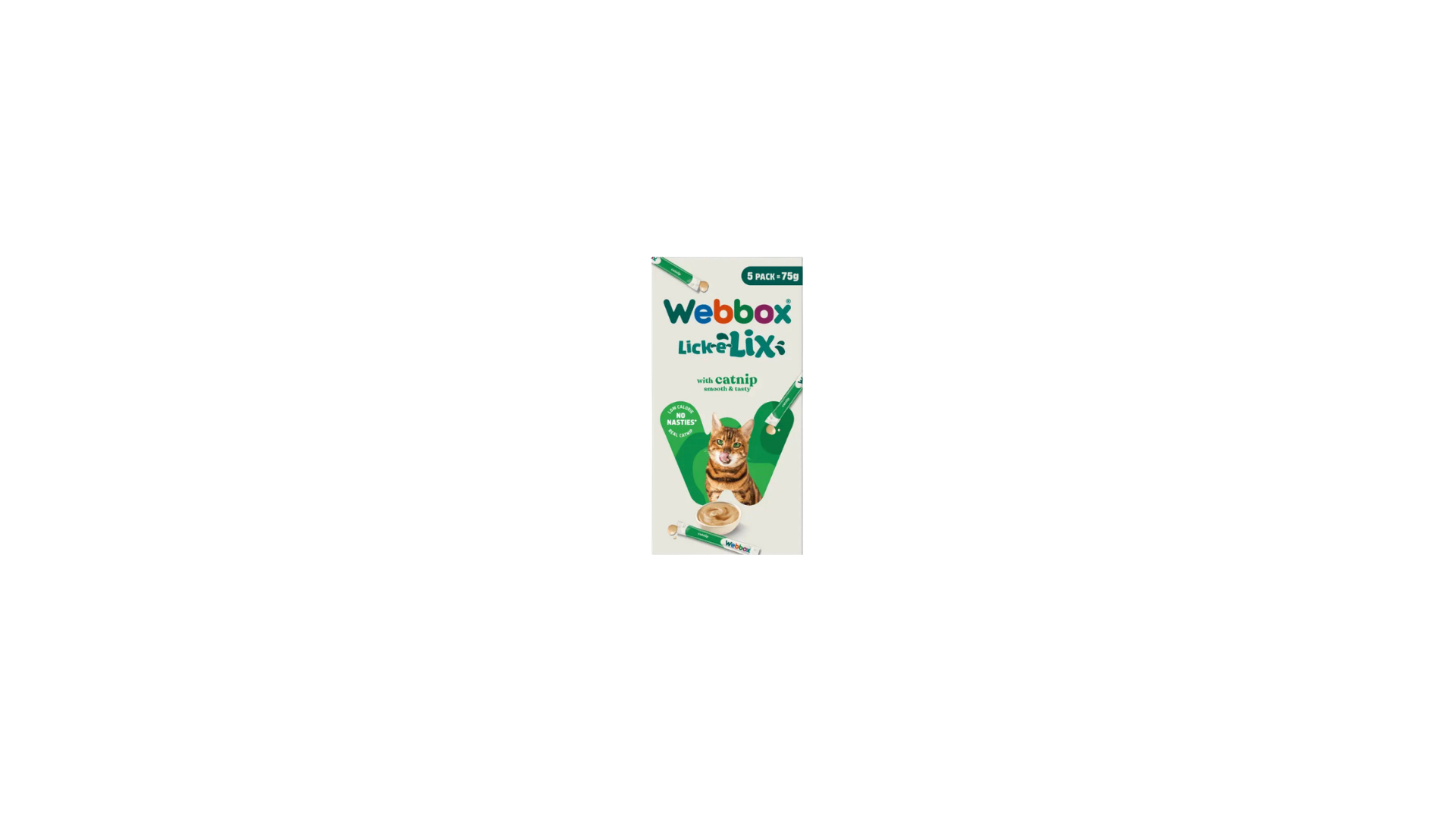 Webbox Lick-e-Lix with real catnip