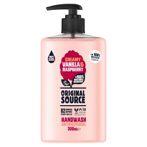 ORIGINAL SOURCE HAND WASH LIQUID VANILLA&RASPBERY