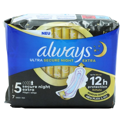 ALWAYS ULTRA SECURE NIGHT WINGS SIZE 5