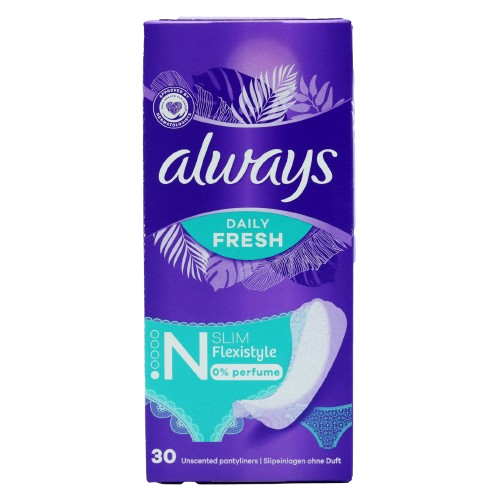 ALWAYS DAILY FRESH PANTY LINERS SLIM FLEX