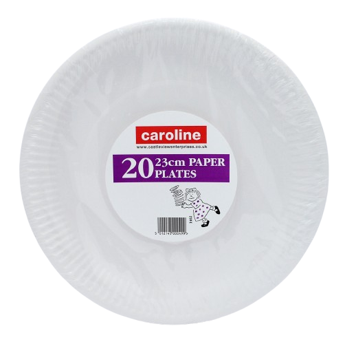 CAROLINE PAPER PLATES 23CM