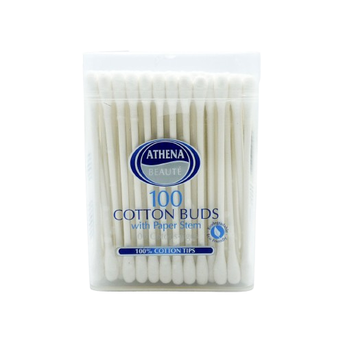 ATHENA COTTON BUDS PAPER STEM TUB