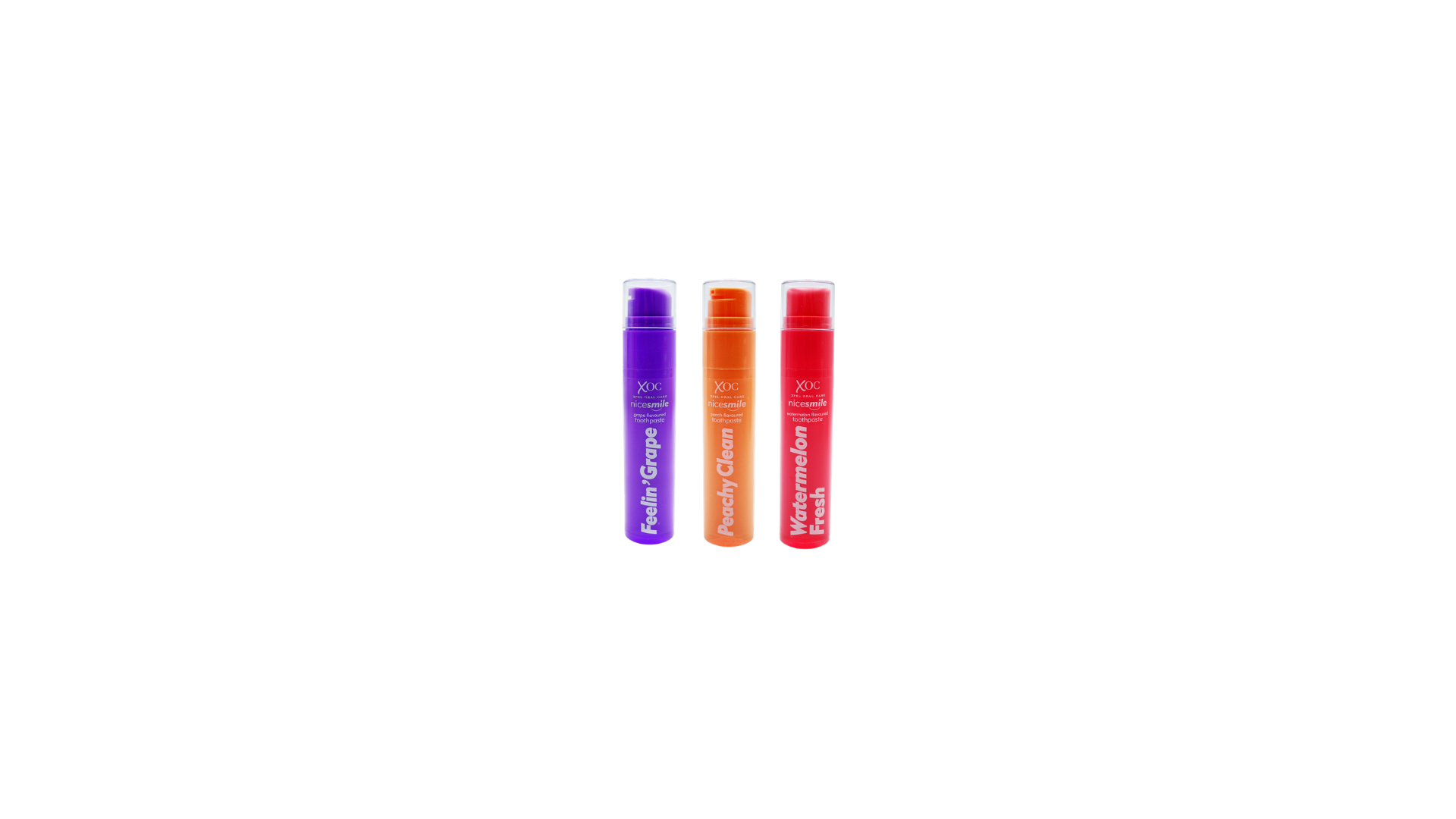 XOC TOOTHPASTE PUMP NICE SMILE MIXED