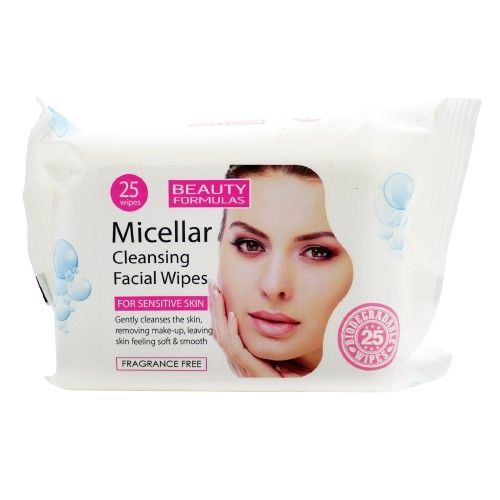 BEAUTY FORMULAS FACIAL WIPES MICELLAR