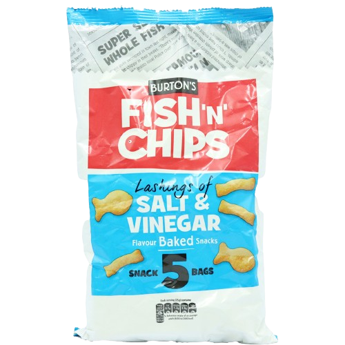 BURTONS DAILY FISH & CHIPS 5PK