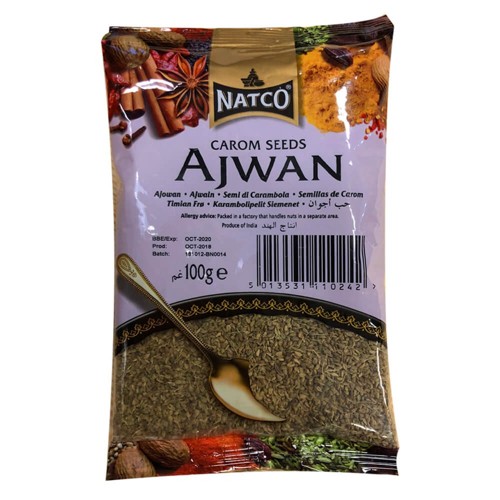 Natco Ajwan Seeds 100g (Carom Seeds) – Authentic Indian Spice