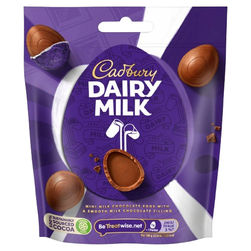 CADBURY DAIRY MILK MINI EGG BAG