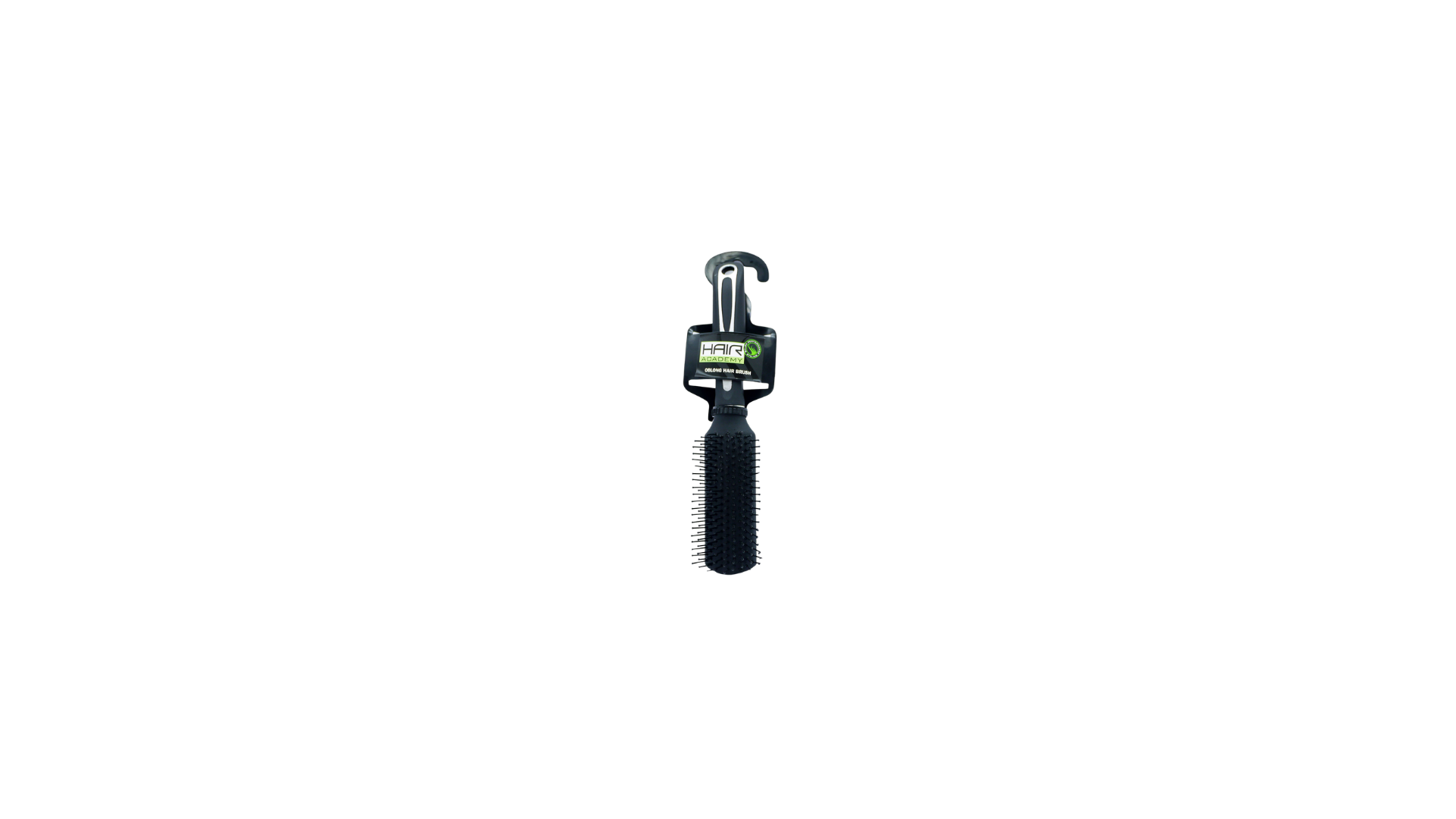 HAIR ACADEMY HAIR BRUSH OBLONG BLACK
