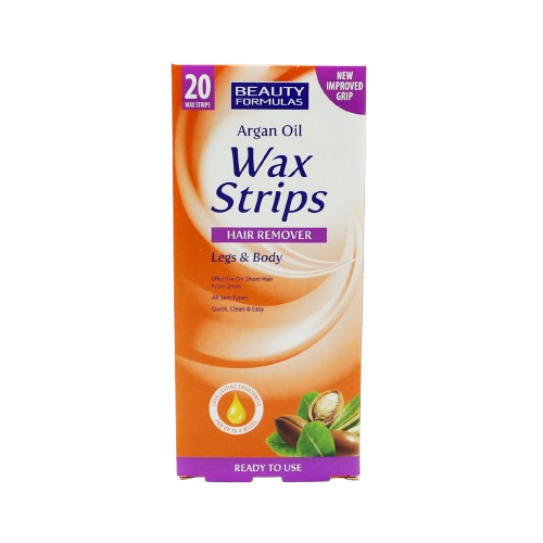 BEAUTY FORMULAS WAX STRIPS ARGAN OIL