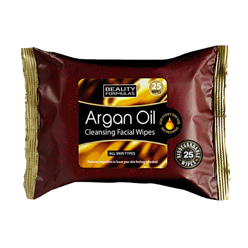 BEAUTY FORMULAS FACIAL WIPES ARGAN OIL