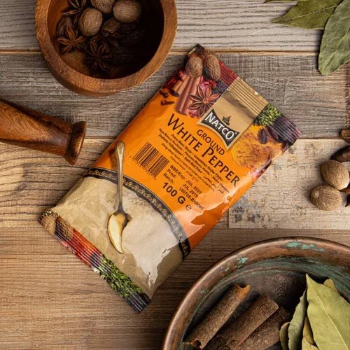 Natco Ground White Pepper 100g – Premium Spice for Cooking