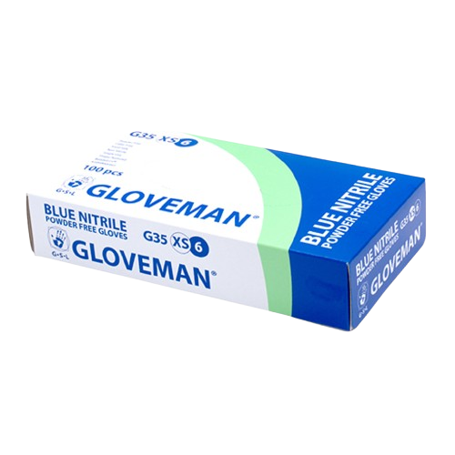 PALLET- G35 - Gloveman Blue PF Nitrile