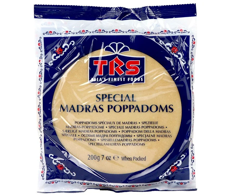TRS Madras Poppadoms – Authentic Indian Crisp Snack