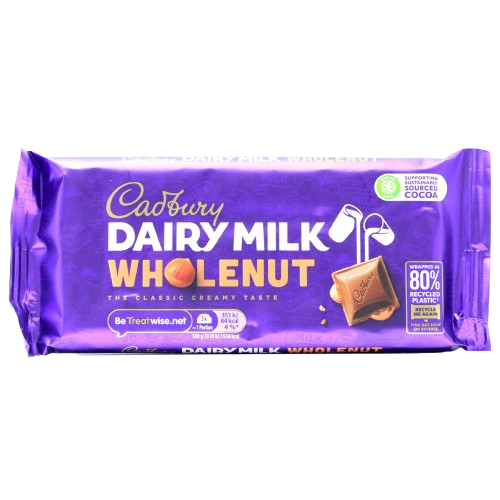 CADBURY BAR DAIRY MILK WHOLENUT