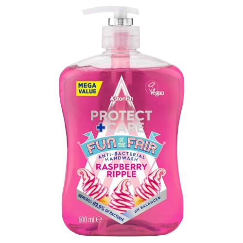 ASTONISH HAND WASH ANTIBAC RASPBERRY RIPPLE