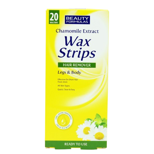 BEAUTY FORMULAS WAX STRIPS LEGS&BODY CHAMOMILE