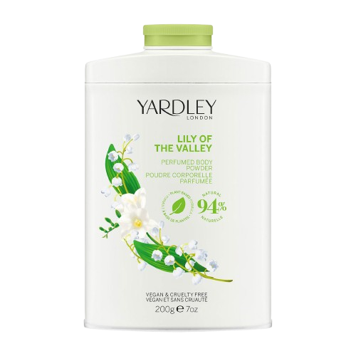 YARDLEY BODY POWDER LILY OF THE VALLEY
