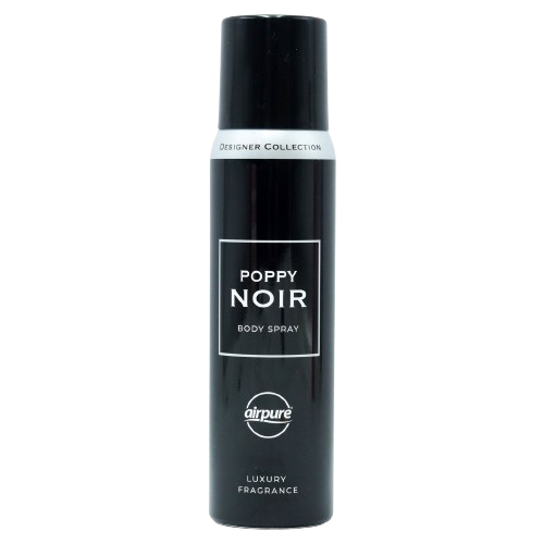 AIRPURE DESIGNER BODY SPRAY LADIES-POPPY NOIR