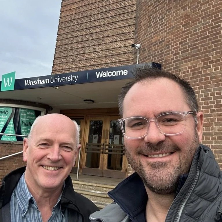 Graham & Ben visit Wrexham University Innovation Centre