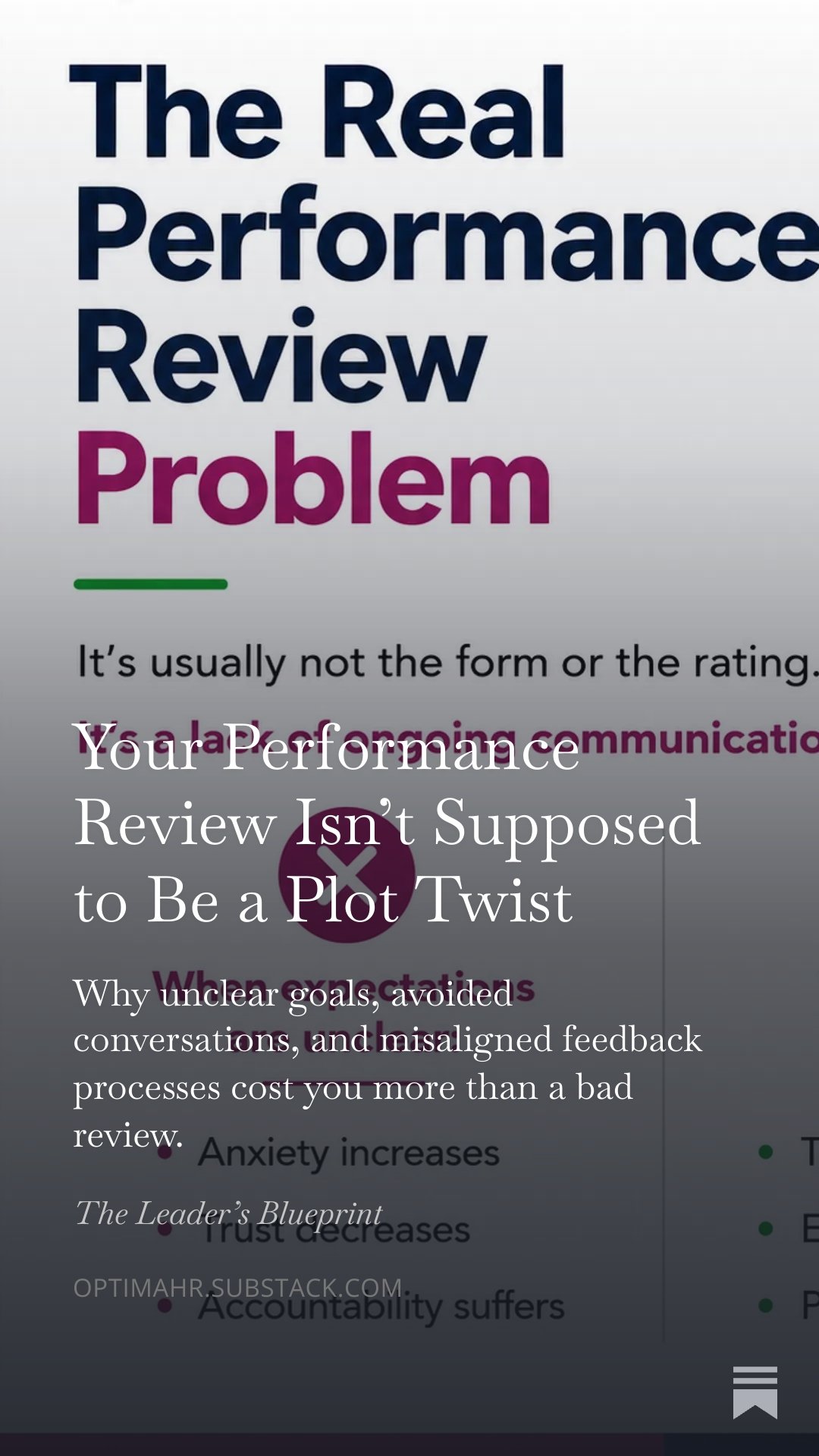Your Performance Review Isn’t Supposed to Be a Plot Twist