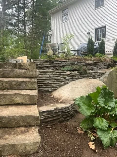 Landscapr Masonry - Large Stone Stairs and Stone Wall.jpg