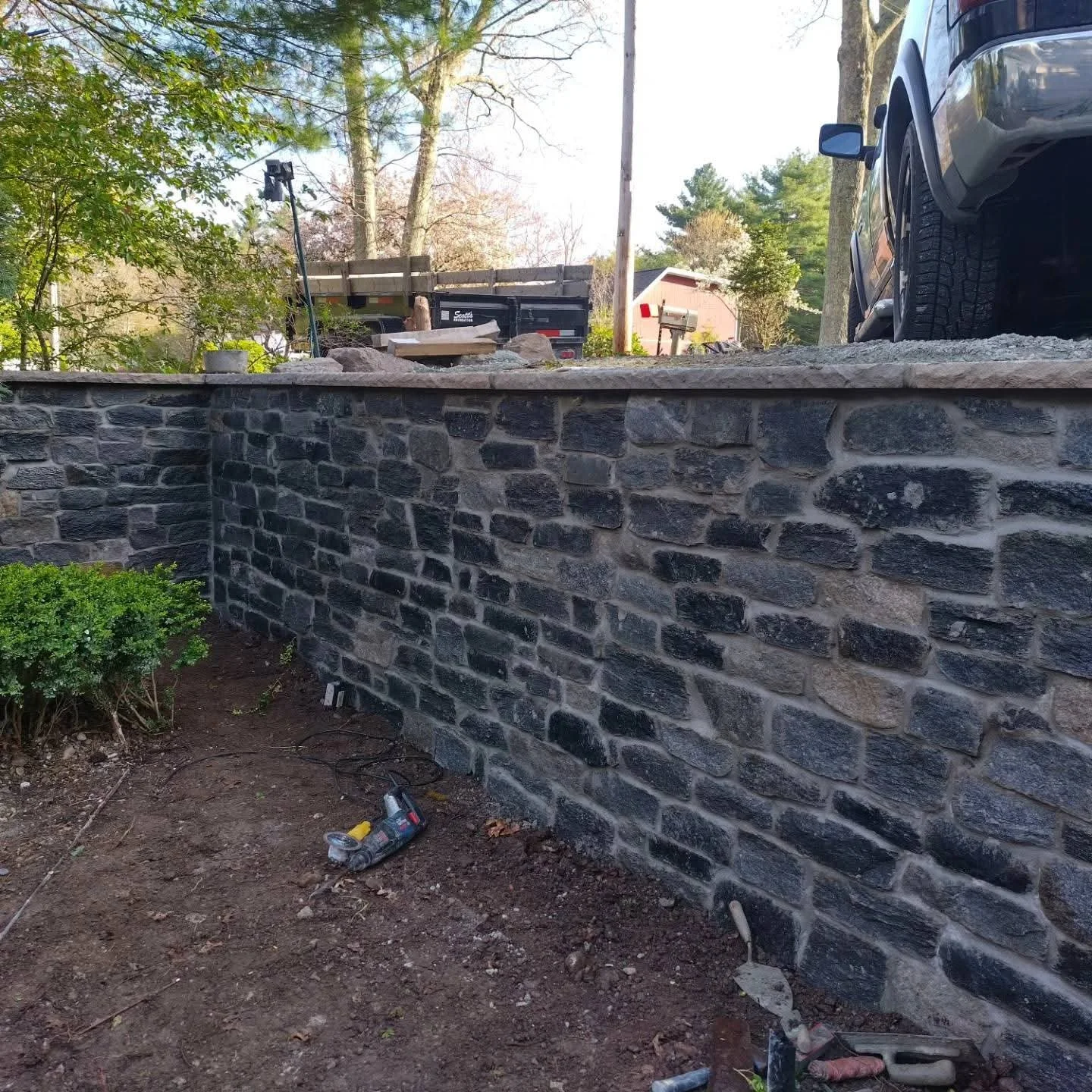 Custom Stone Wall - Residential Garden.jpg