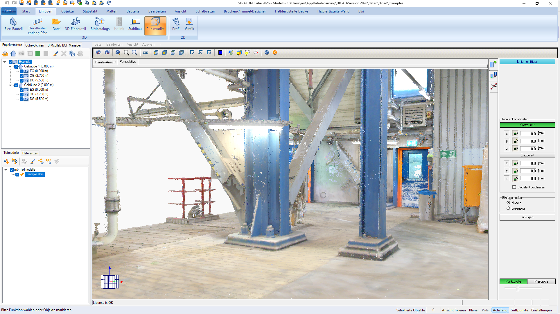 Puntwolken in STRAKON - perfecte communicatie met de bouwplaats